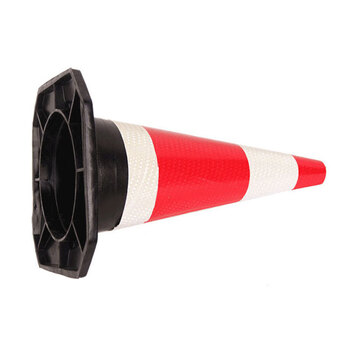 冰禹 BYaf-505 橡胶路锥方锥 橡胶路锥63CM路障锥 雪糕筒