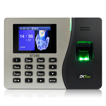 ZKTECO 熵基ZKTeco/熵基科技ST200 指纹考勤机 快速签到打卡机 自助报表 U盘/局域网传输