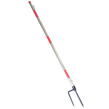 益美得 LH6052 支架电力安全围网围栏杆警示带立柱不锈钢隔离栏 H形 插地支架  2只/组