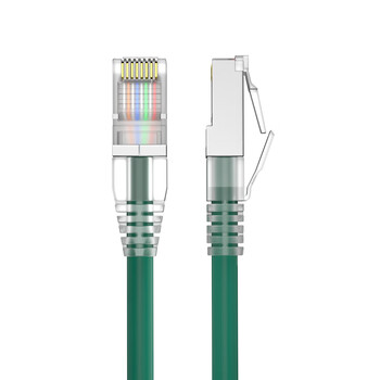 千天（Qantop）QT-WP44L 六类非屏蔽网络跳线 工程级CAT6类网线10米纯铜成品网线绿色