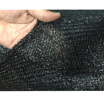 亿箬 防尘网 4针加密款 盖土网 遮阳网 黑色网 环保盖土网 8*25米 黑网 一捆