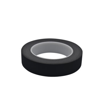 联嘉 醋酸布绝缘包装胶带结实耐用 绝缘组燃 黑色 20mm×30m×0.22mm 10卷