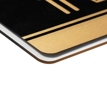 海斯迪克 gnjz-1349 亚克力标牌 指示办公室门牌可定制 温馨提示贴卫生间厕所标识牌 请节约用水24.5×12cm