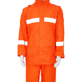 理联 LN-ZY001反光雨衣套装 桔色