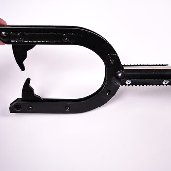 海斯迪克 防暴脚叉 安防防卫用伸缩防护防爆钢叉 安保抓捕器 HK-69