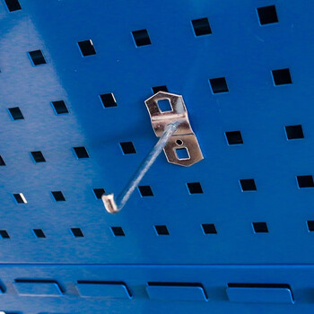 和崟 HZ-DJ75 单斜挂钩方孔挂板挂钩 物料架挂钩工具配件展示架挂钩置物架挂钩