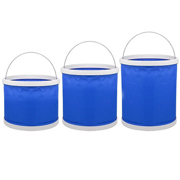 兰诗（LAUTEE）WY4003 便携式折叠水桶收纳水桶户外储水桶 13L