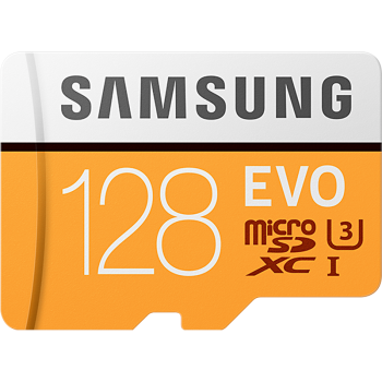 三星（SAMSUNG）EVO升级版内存卡 128GB TF（MicroSD）存储卡 U3 C10 4K  传输速度100MB/s  广泛兼容