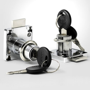 冰禹 抽屉锁 加厚门柜锁方舌抽屉锁 138-32锌合金1个 (起订量2个) BYaf-92