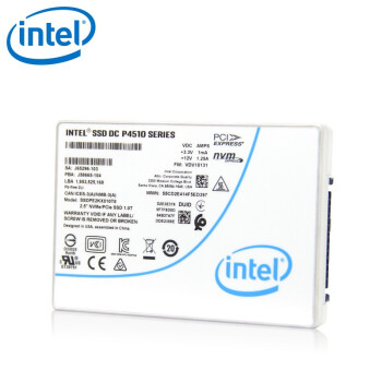 英特尔（Intel）P4510 数据中心企业级SSD 固态硬盘 U.2接口 NVMe协议 P4510 4TB U.2