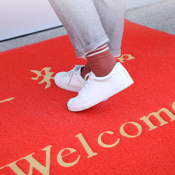 兰诗（LAUTEE）FH-1083 定制logo地垫 进门垫地毯防滑垫门垫办公室垫子 尺寸LOGO定制