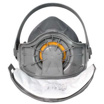 思创科技 橡胶防尘面罩口罩防细微颗粒物打磨电焊工业粉尘半面具 ST-1060C 1套