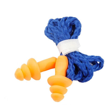 3M 1270隔音耳塞 降噪防水游泳睡眠学习圣诞树带线耳塞 1盒/100付 企业定制