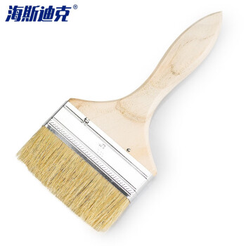 海斯迪克 HK-504 毛刷 木柄油漆刷 加厚长软毛刷 高档纯猪鬃4寸