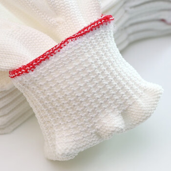 者也 加厚劳保手套 12双 A级尼龙丝工地加密防护手套 AF600