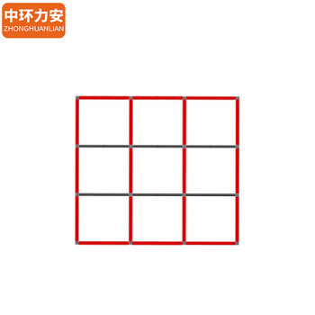 中环力安【室内铁拉网3x4格230x305CM】展架折叠海报架大型年会签名签到墙KT板广告展示架伸缩背景架