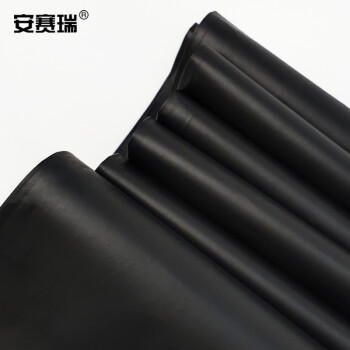 安赛瑞 可降解垃圾袋 大号分类黑色垃圾袋 (100只装) 55×60cm学校园林酒店物业环保平口垃圾袋  27496