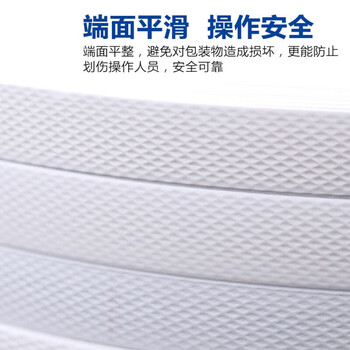 飞尔（FLYER） 打包带 半自动打包机专用包装带15mm×1.5mm 塑料PP手工打包带 6kg/卷白色【FLJD082】