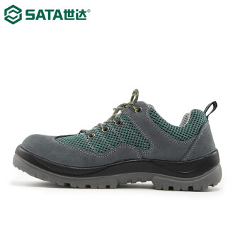 世达（SATA）FF0503-36 休闲款多功能安全鞋  保护足趾  电绝缘 绿 36