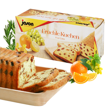 捷森（jason）水果味蛋糕400g 面包糕点 营养早餐 网红休闲零食小吃 下午茶甜品点心