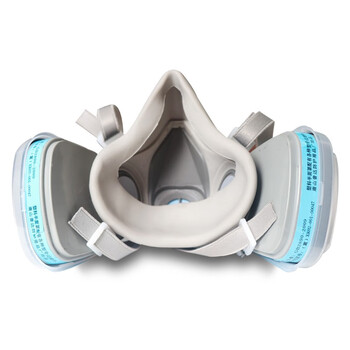 普达 防毒面具 防硫化氢气体 面具+P-H2S-1滤毒盒+KN95滤棉+压盖7件套