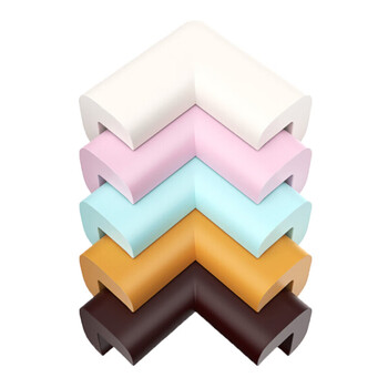 海斯迪克 HK-339 安全防撞角 护角 桌角防碰保护套 L型 米白色