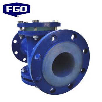 FGO 衬氟四通视镜 碳钢内衬四氟法兰玻璃管道视镜 SJ41F46-16C DN125