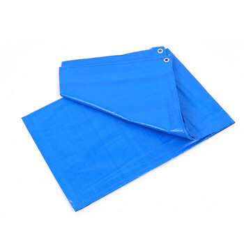 海斯迪克 gnjz-1491 工业用加厚彩条布防雨布雨棚布帆布 PE防水雨篷布油布 4米*5米