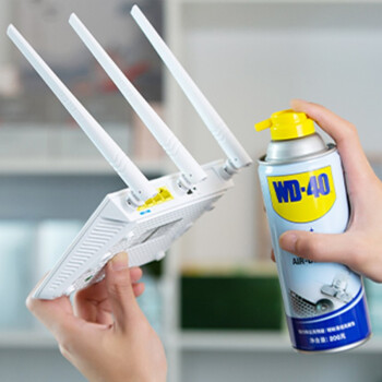 WD-40专效型强力除尘罐 笔记本相机键盘灰尘听筒接口高压气罐  免拆清洗剂 型号：882220 200g 1瓶