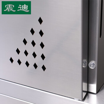 震迪201不锈钢八门储物柜工厂员工收纳柜可定制KG111工业样品柜