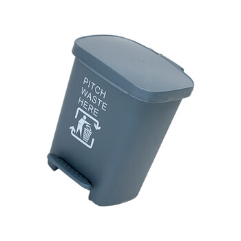 苏识 YJ-A080 30升加厚脚踏桶加厚塑料分类垃圾桶(计价单位：个)灰色