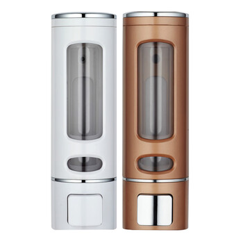 海斯迪克 HK-846 皂液盒 酒店浴室壁挂皂液器 洗手液器沐浴乳盒子 白色单头