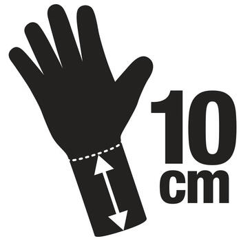 代尔塔（Deltaplus）202010 丁晴涂层防切割手套袖口加长抗撕裂耐油防滑 8码 12副/打