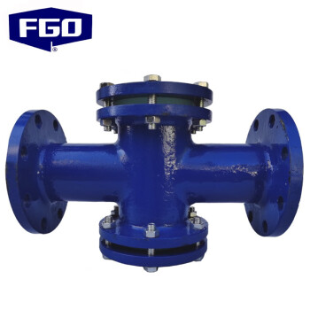 FGO 衬氟四通视镜 碳钢内衬四氟法兰玻璃管道视镜 SJ41F46-16C DN125