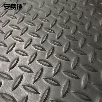 安赛瑞 防滑地垫 发泡PVC耐磨脚垫 工厂车间办公区域 黑色 60×100cm 企业定制 710197
