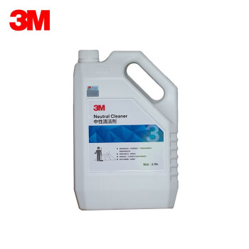 3M 中性清洁剂地砖台面清洁剂 高浓缩中性免水洗不伤蜡面3.78L*6桶