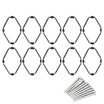 天旭86型暗盒修复器螺母损坏修补通用支撑杆固定神器插座底盒修理工具菱形金属10只装