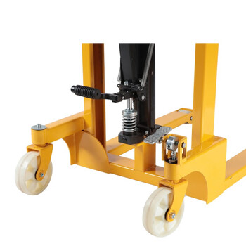 诺力（NOBLELIFT）手动堆高车液压堆垛车手动升降托盘装卸车1吨手动叉车SFH1016-载重1吨升高1.6米