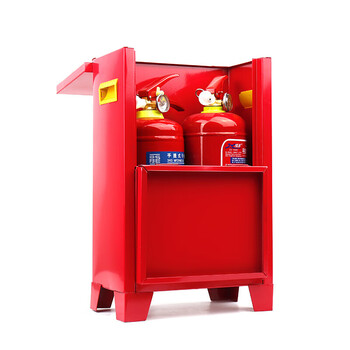 神速 灭火器箱子 干粉8公斤可装2具商用工厂店用灭火瓶家庭用水基全套装 应急救援消防器材 MHQX-8x2-6MM