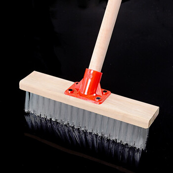 卫洋 地刷长柄刷尼龙丝头27cm杆长120cm 瓷砖地板甲板庭院青苔厕所刷地 1个装