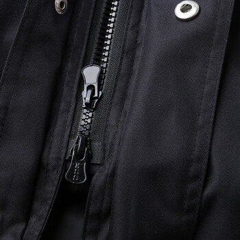 者也 保安大衣加厚保安服大衣冬装棉衣加长反光多功能防寒服工作服物业保安棉服 特勤棉服 175码