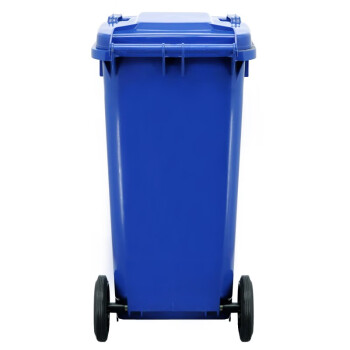 中典 垃圾分类垃圾桶YY-120A新国标大号物业室内外小区环卫户外商用定制带盖垃圾桶 蓝色120L-可回收物