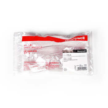Honeywell霍尼韦尔 100002 35J 透明防雾眼镜 防冲击防风防尘眼镜 可搭配近视眼镜 1付