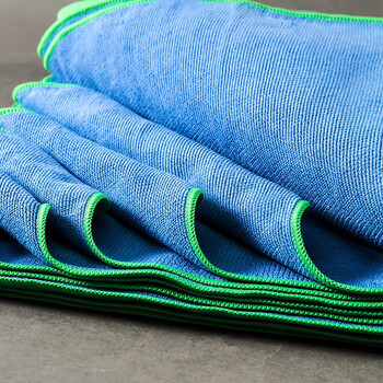 邦拭（BONSSUE）超细纤维擦拭布B-40 蓝色超细毛巾可重复清洗使用 40cm*40cm*50条