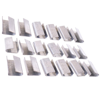 飞尔（FLYER）塑钢带用打包扣 镀锌防滑带锯齿收紧扣 适用1608打包带 宽16mm×5kg 约900个【FLb712】