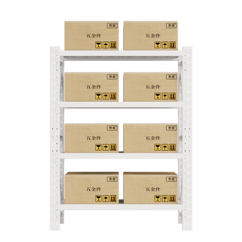 天旦钢制货架TD-H1023超市仓储货架收纳架1500*600*2000mm承重500KG/层灰白