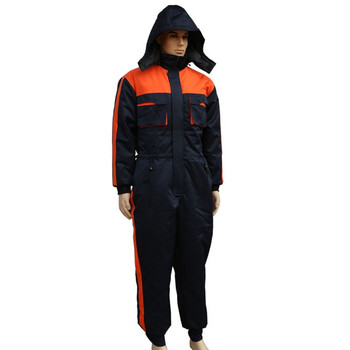 者也（ZYE）冷库冬季防寒保暖服耐低温防冻服套装防护服工作棉袄 涂层款连体 180/2XL码