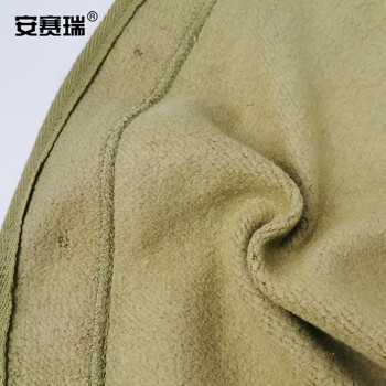 安赛瑞 绒衣绒裤套装 防寒冷库煤矿工适用 军绿劳保服加绒保暖秋衣秋裤（175/180） 25574