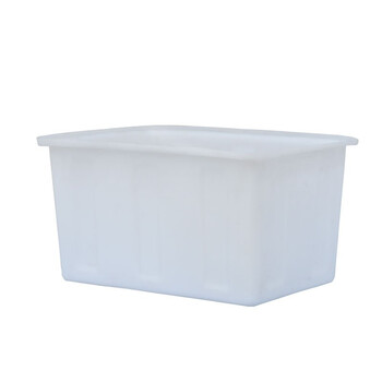 庄太太【100L盆】塑料水箱加大长方形带排水大号养鱼水产养殖储水桶