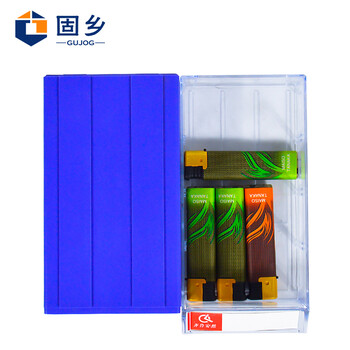 固乡抽屉式零件盒  元件盒五金工具盒 手机维修塑料盒 物料收纳盒 分类盒 螺丝盒 透明抽F1 型号QL-CTH-TM3#